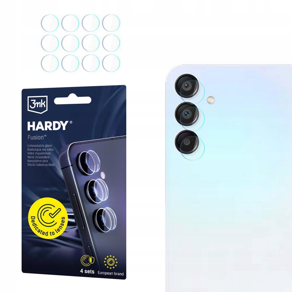 Samsung Galaxy A15 5G – Ochrona obiektywu z 3mk Hardy Fusion Lens Protection