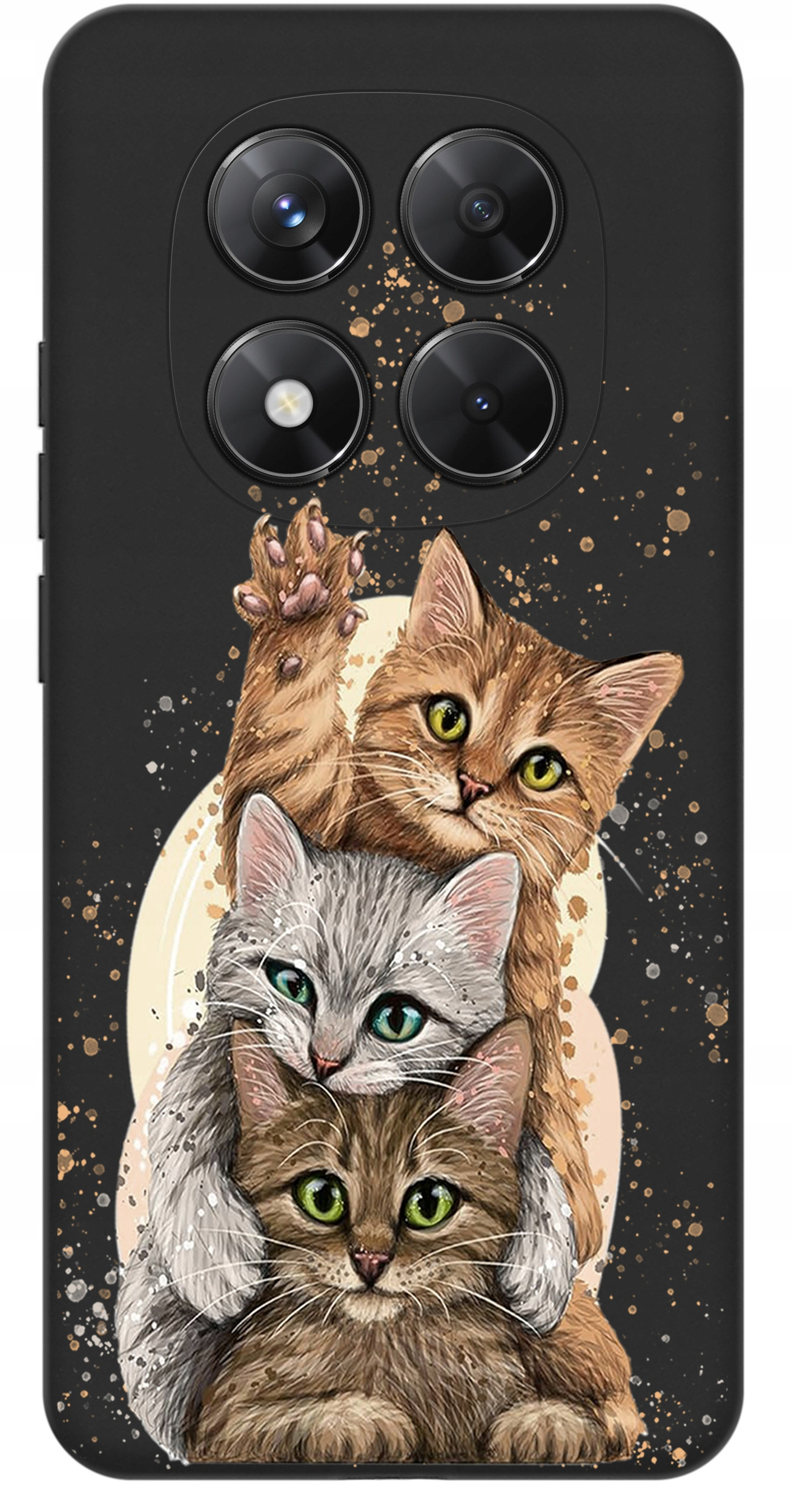 Żywa grafika na czarnym tle