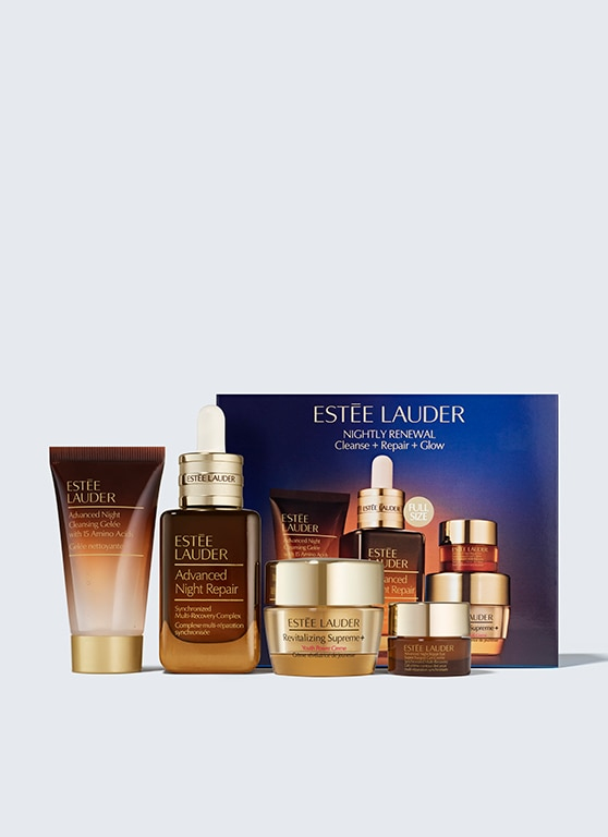 Estée Lauder Nightly Renewal – Zestaw do pielęgnacji twarzy dla zdrowej i promiennej skóry