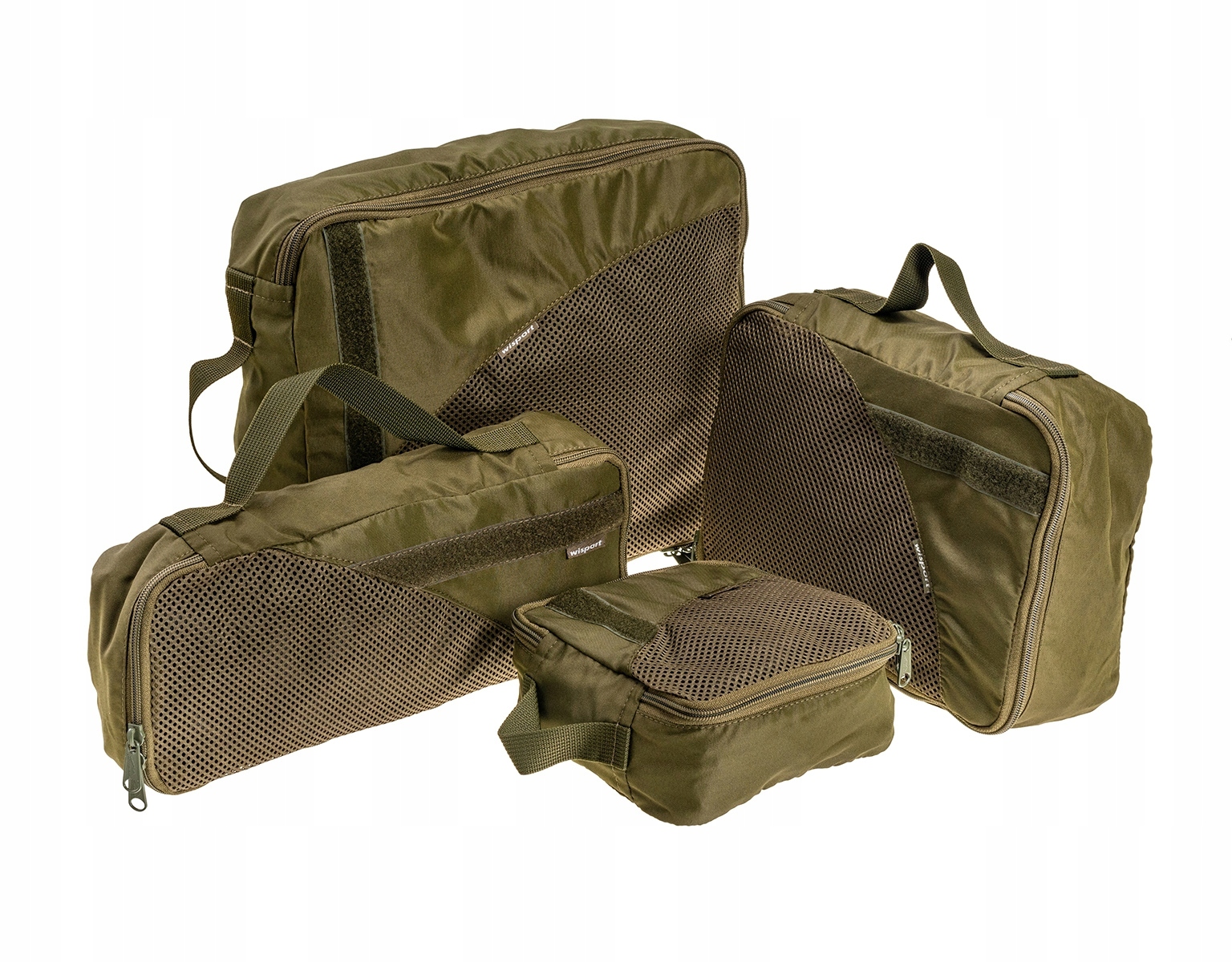 Zestaw organizerów Wisport Packbox Set Olive – Idealne rozwiązanie dla porządku w bagażu
