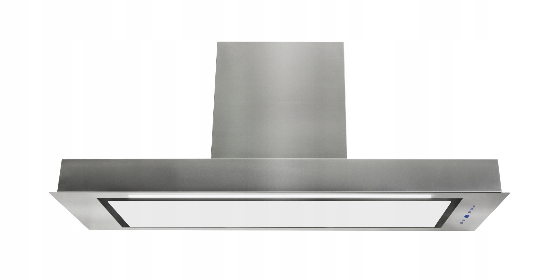 Okap Toflesz TOFLESZ LUMINO 90CM INOX - Biała szyba do zabudowy