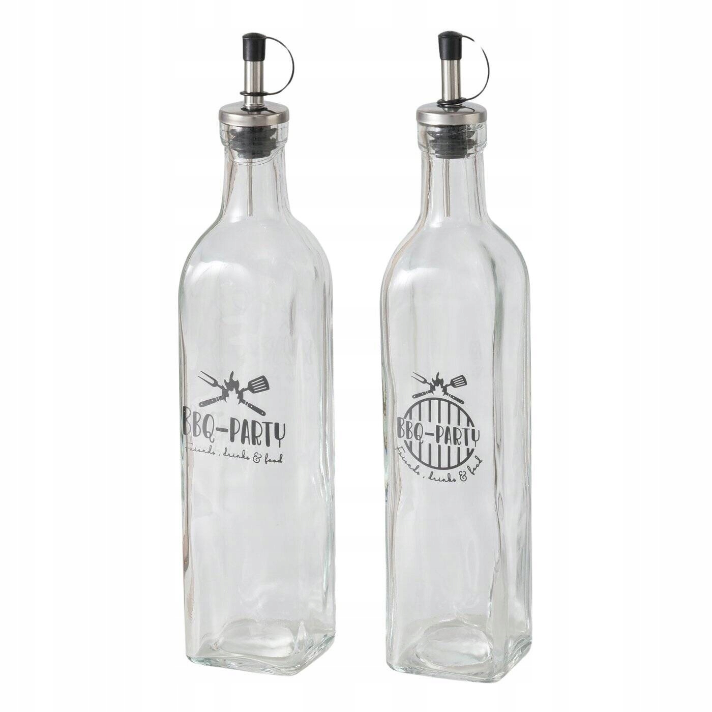 Butelki na dressing z dozownikiem BBQ – Zestaw 500 ml, 2 szt.