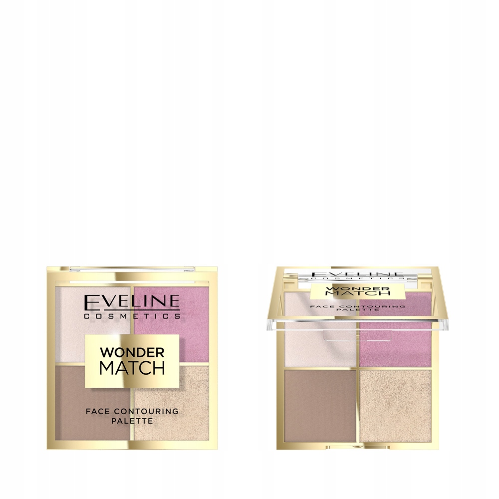 Eveline Cosmetics Wonder Match Paleta do konturowania twarzy No 01 – Twój wielofunkcyjny kosmetyk