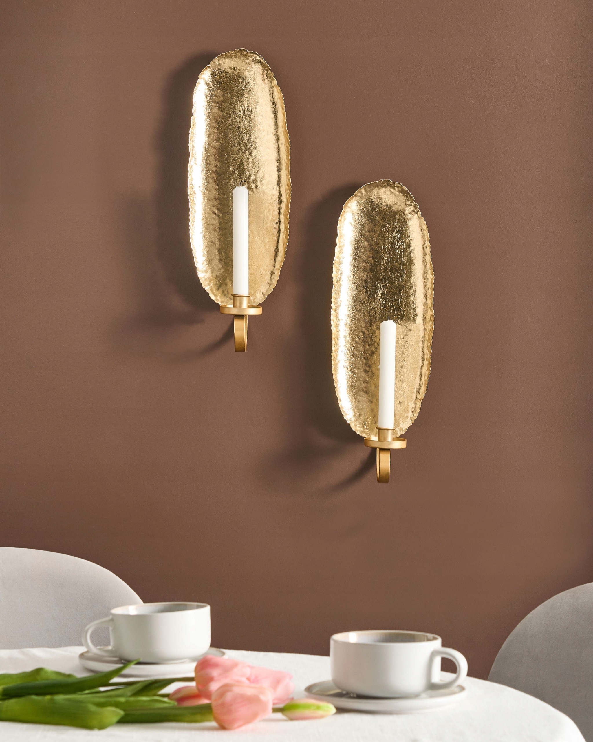 Świeczniki wiszące FEIJO Metal 44 cm Złoty – Elegancja i styl w Twoim wnętrzu