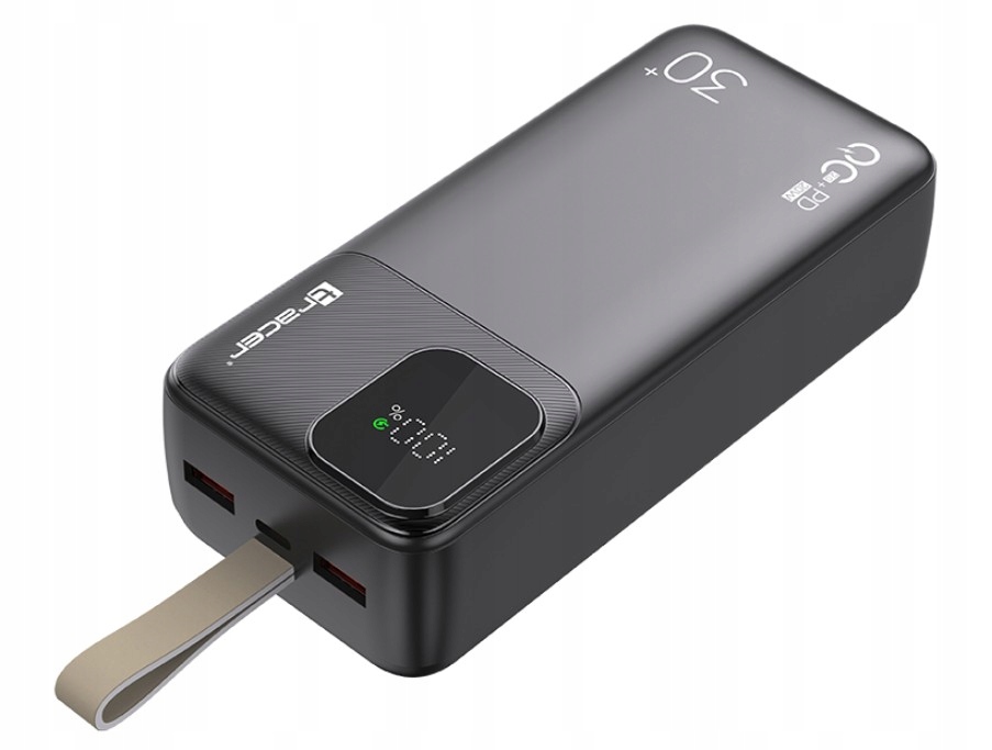 Imponująca pojemność 30000 mAh – Długotrwałe zasilanie dla Twoich urządzeń