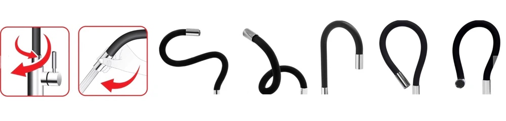 Elastyczna wylewka z pamięcią kształtu – Idealne rozwiązanie do wysokich naczyń