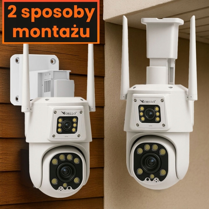 Wydajność kamery – Tryb nocny LED IR i ORLLO NightColor