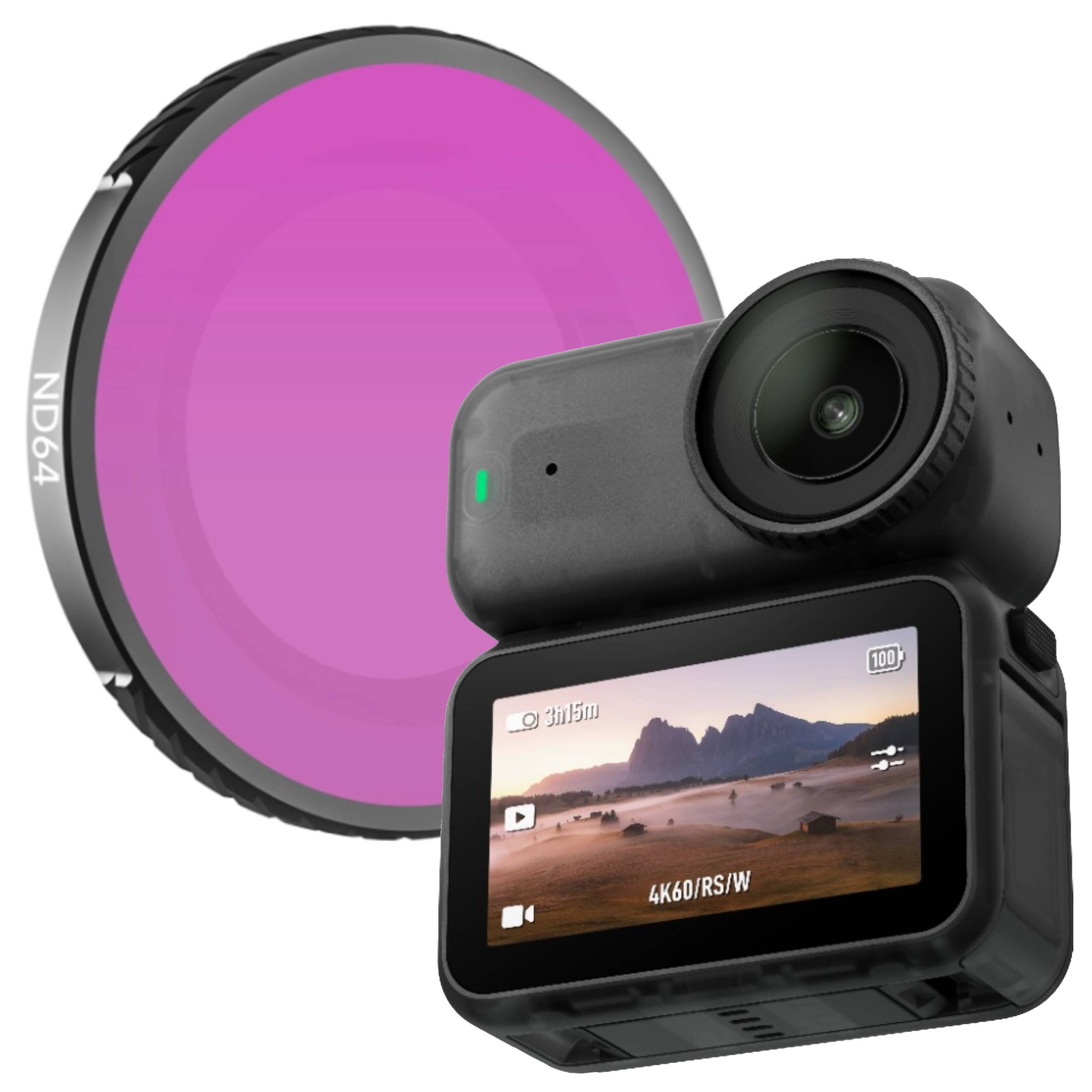 FILTR ND64 SZARY NEUTRALNY OCHRONNY DO KAMERY SPORTOWEJ DJI OSMO NANO – Doskonałe ujęcia w każdych warunkach