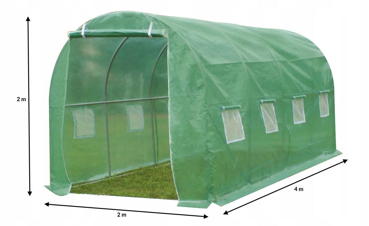 Wymiary i powierzchnia tunelu ogrodowego