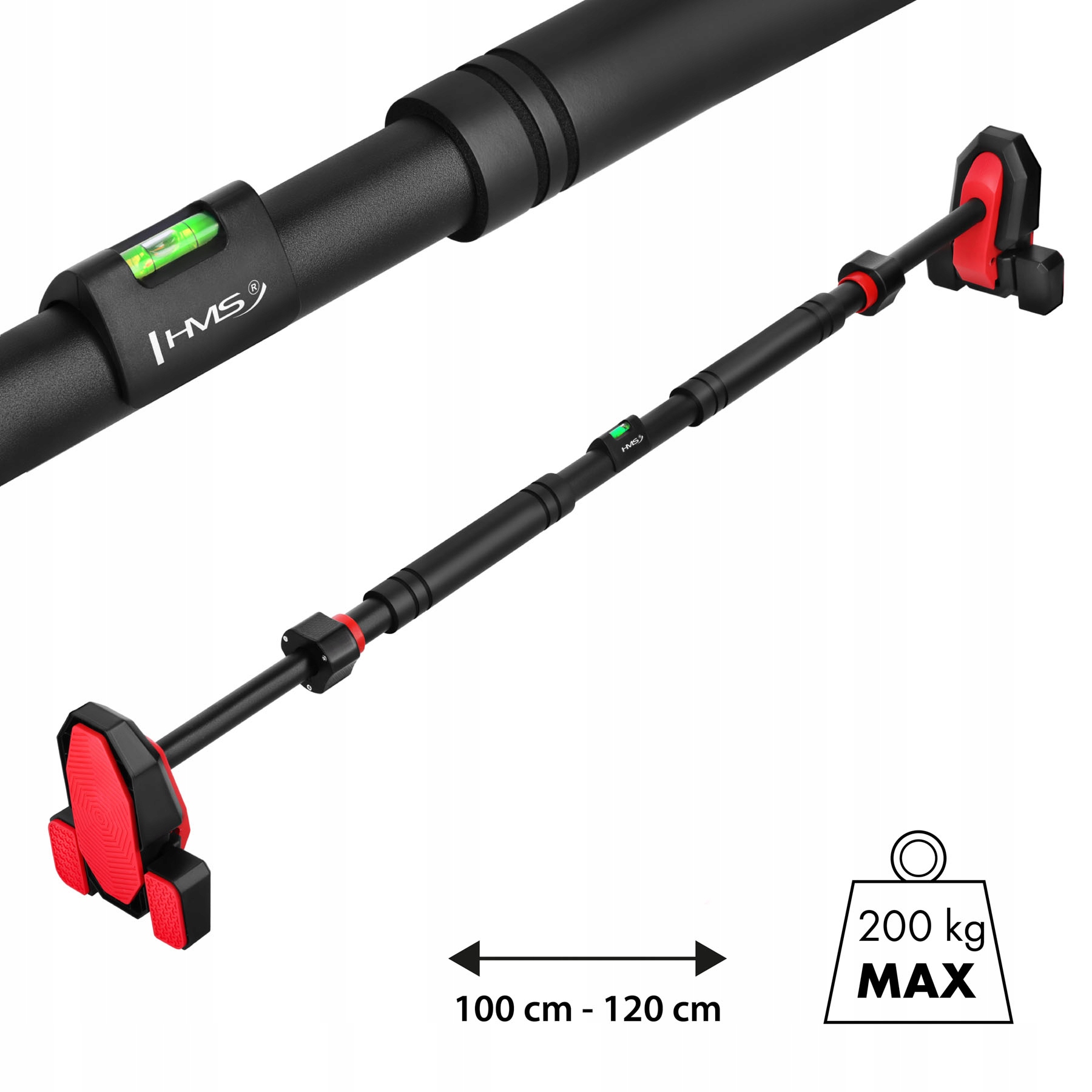 Zesílená ocelowa konstrukcja – nosność do 200 kg