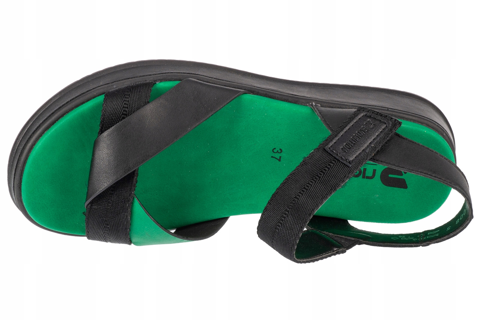 Stylowy czarny kolor z akcentem zieleni