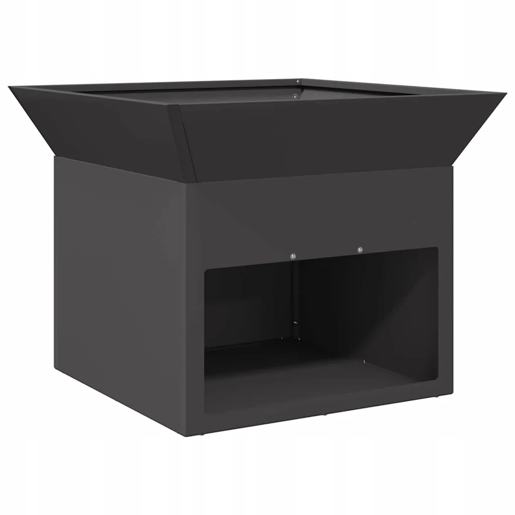 Biokominek Czarny 50 x 50 x 40 cm – Elegancki dodatek do Twojego ogrodu