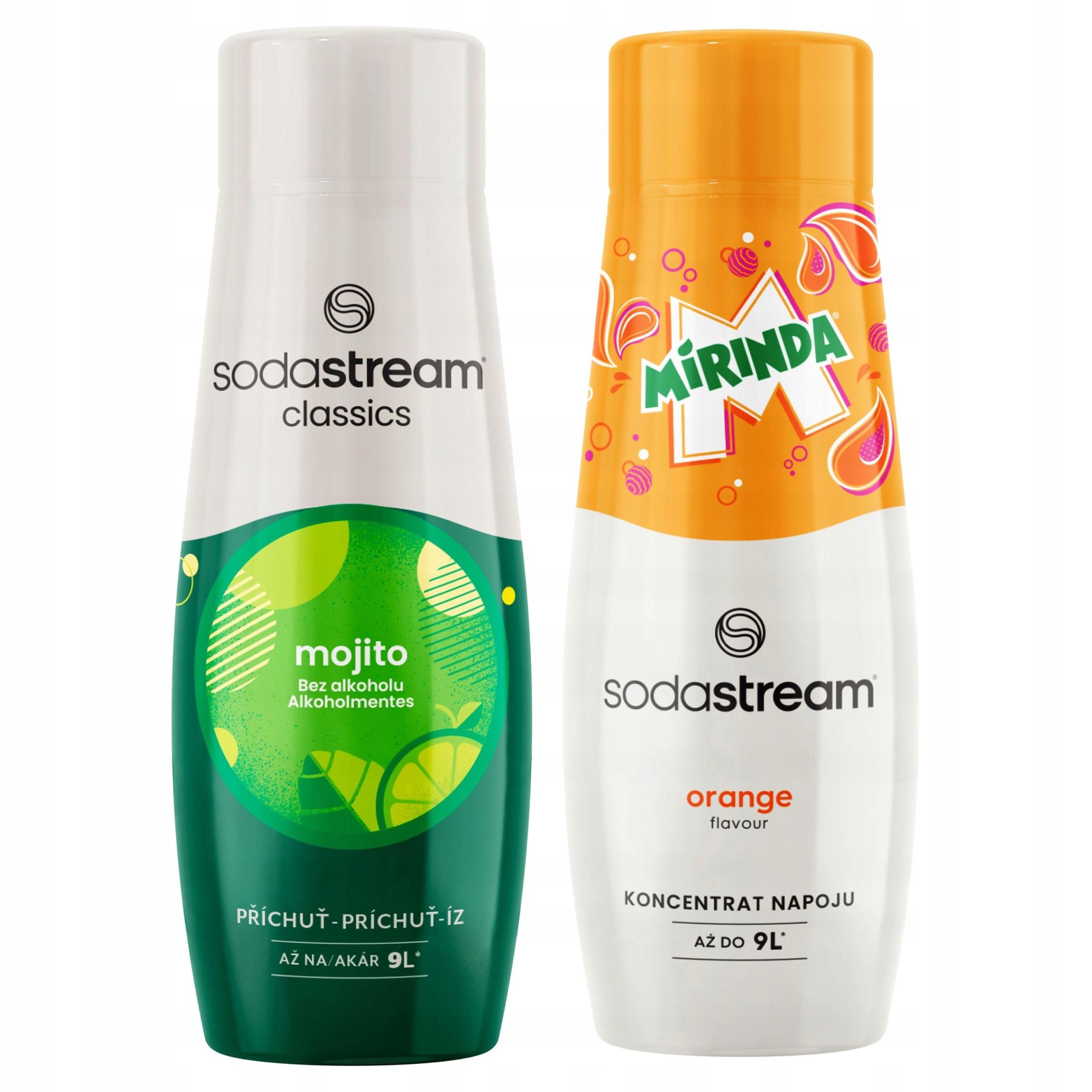 2x Syrop do Saturatora SODASTREAM MOJITO MIRINDA – Orzeźwiający smak w Twoim domu