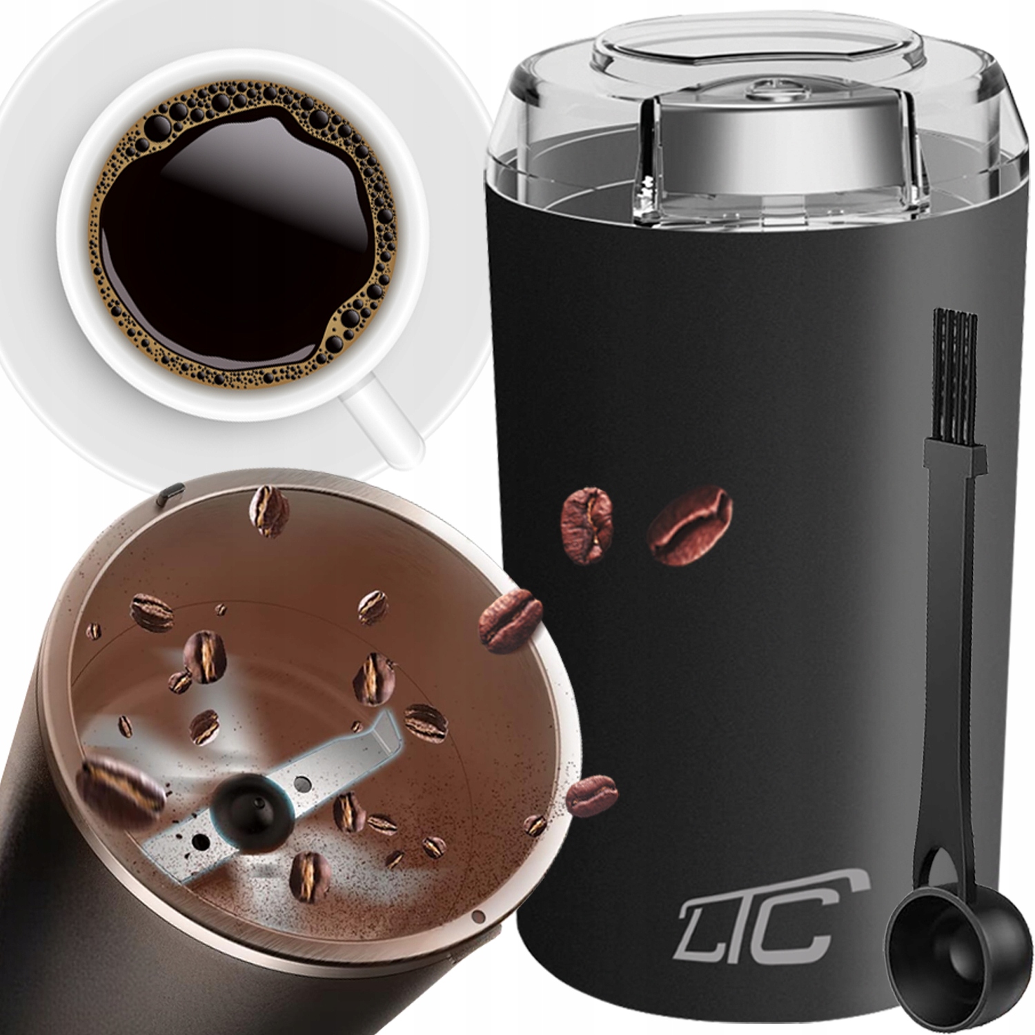 Młynek do kawy LTC MK2 / 200 W – Idealne narzędzie dla miłośników kawy