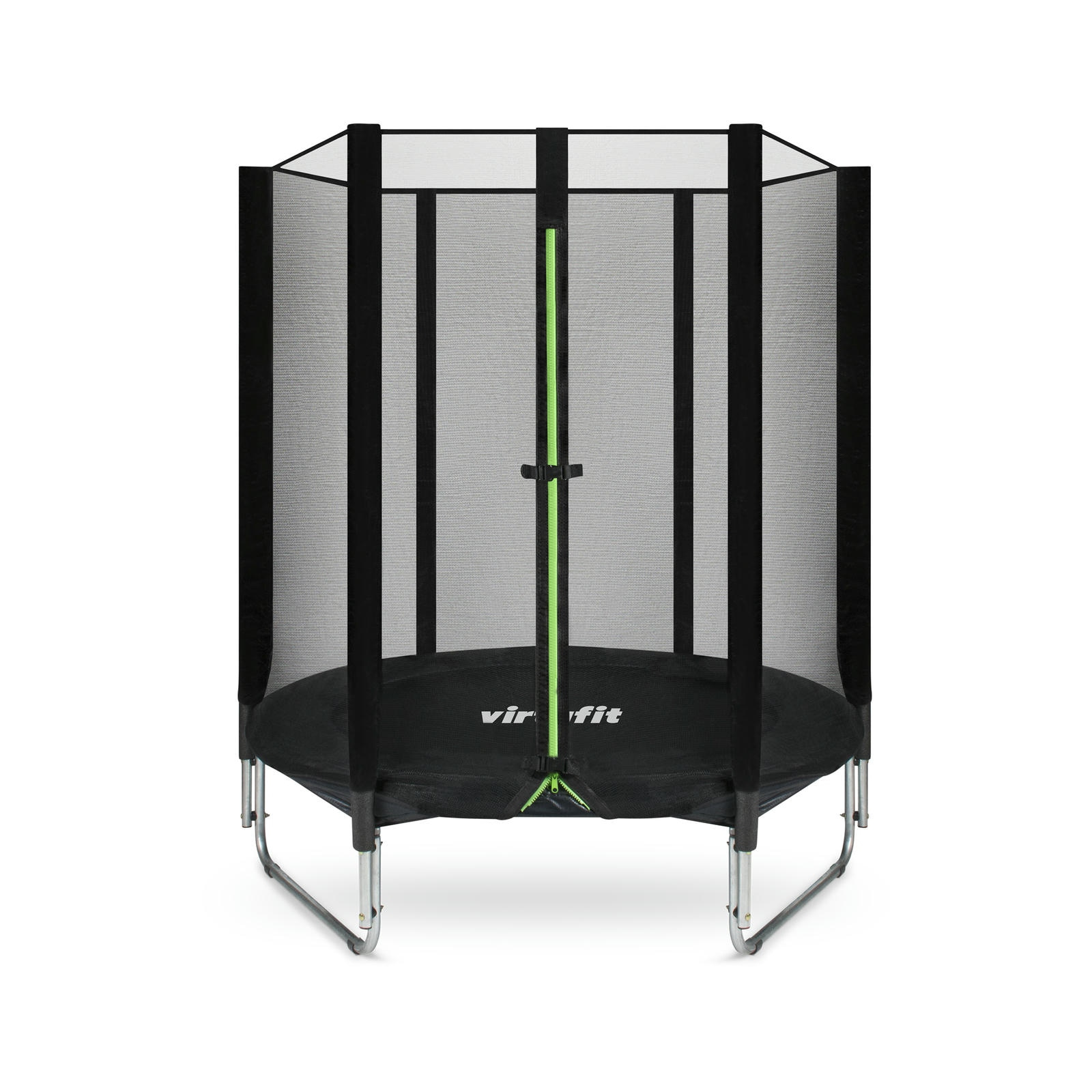VIRTUFIT TRAMPOLINA DLA DZIECI Z SIATKĄ BEZPIECZEŃSTWA 140 CM – Idealna zabawa dla Twojego dziecka
