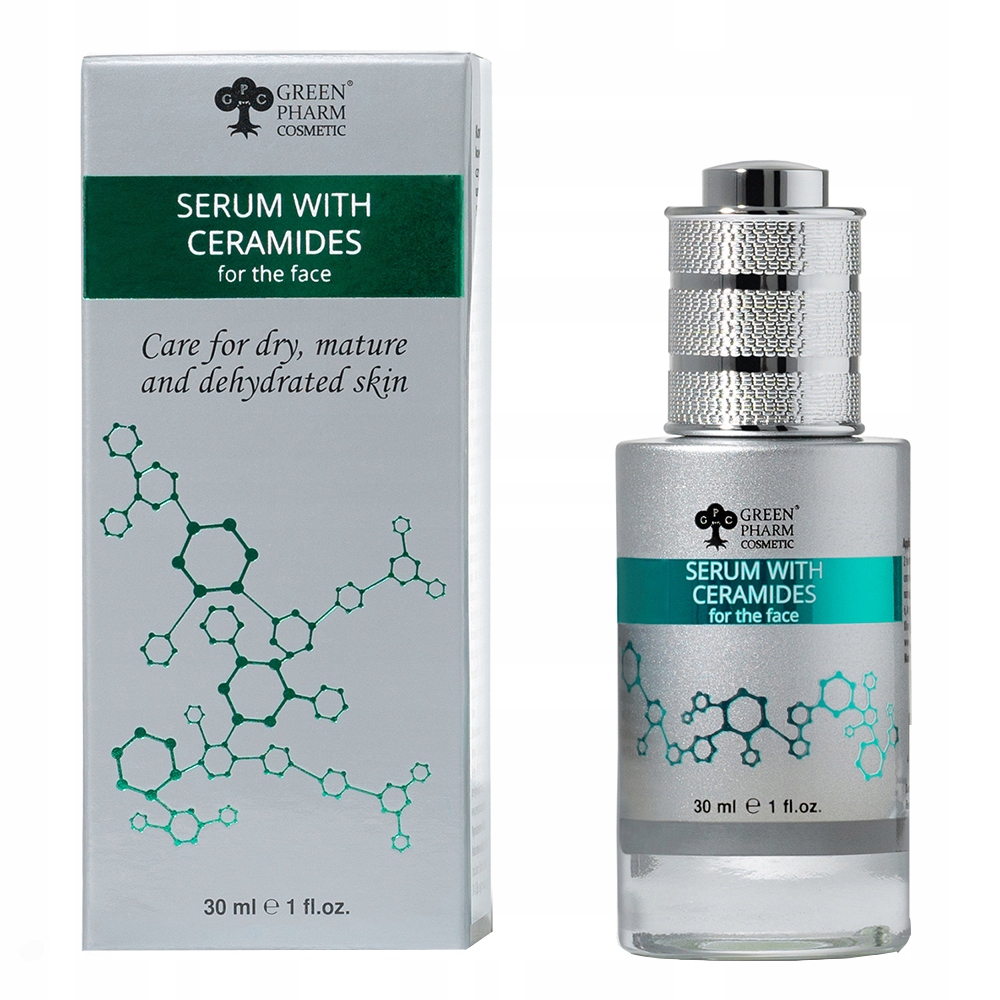 Green Pharm COSMETIC Serum do twarzy z ceramidami 30ml* – Intensywna pielęgnacja dla dojrzałej skóry