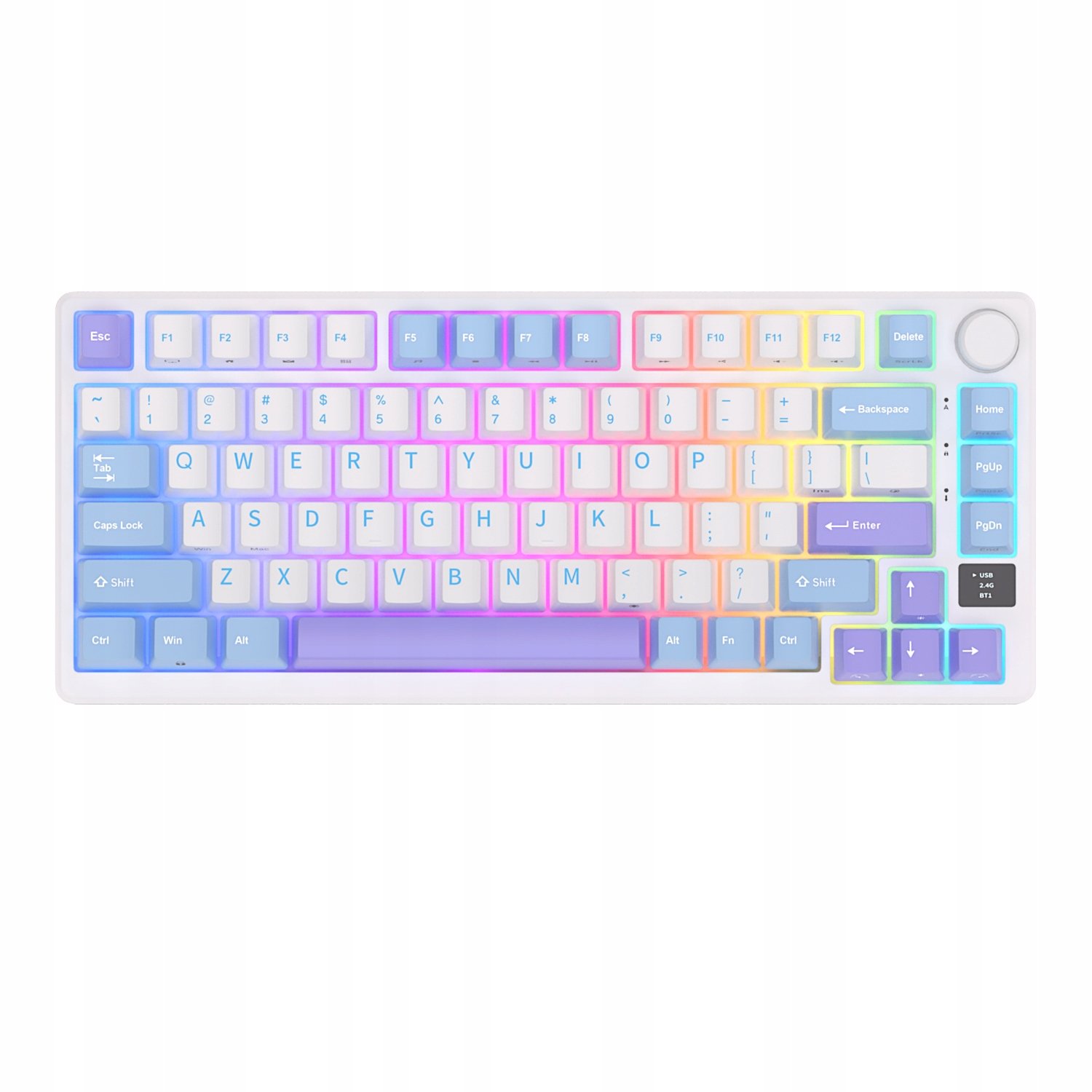 Klawiatura Mechaniczna ROYAL KLUDGE RK-M75 Taro Milk – Idealna dla graczy