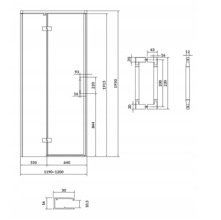 Wysokiej jakości hartowane szkło 6 mm z powłoką CleanPro