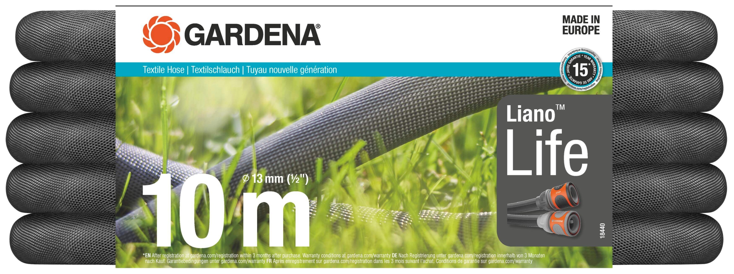 Uniwersalny wąż tekstylny do średniej długości nawadniania