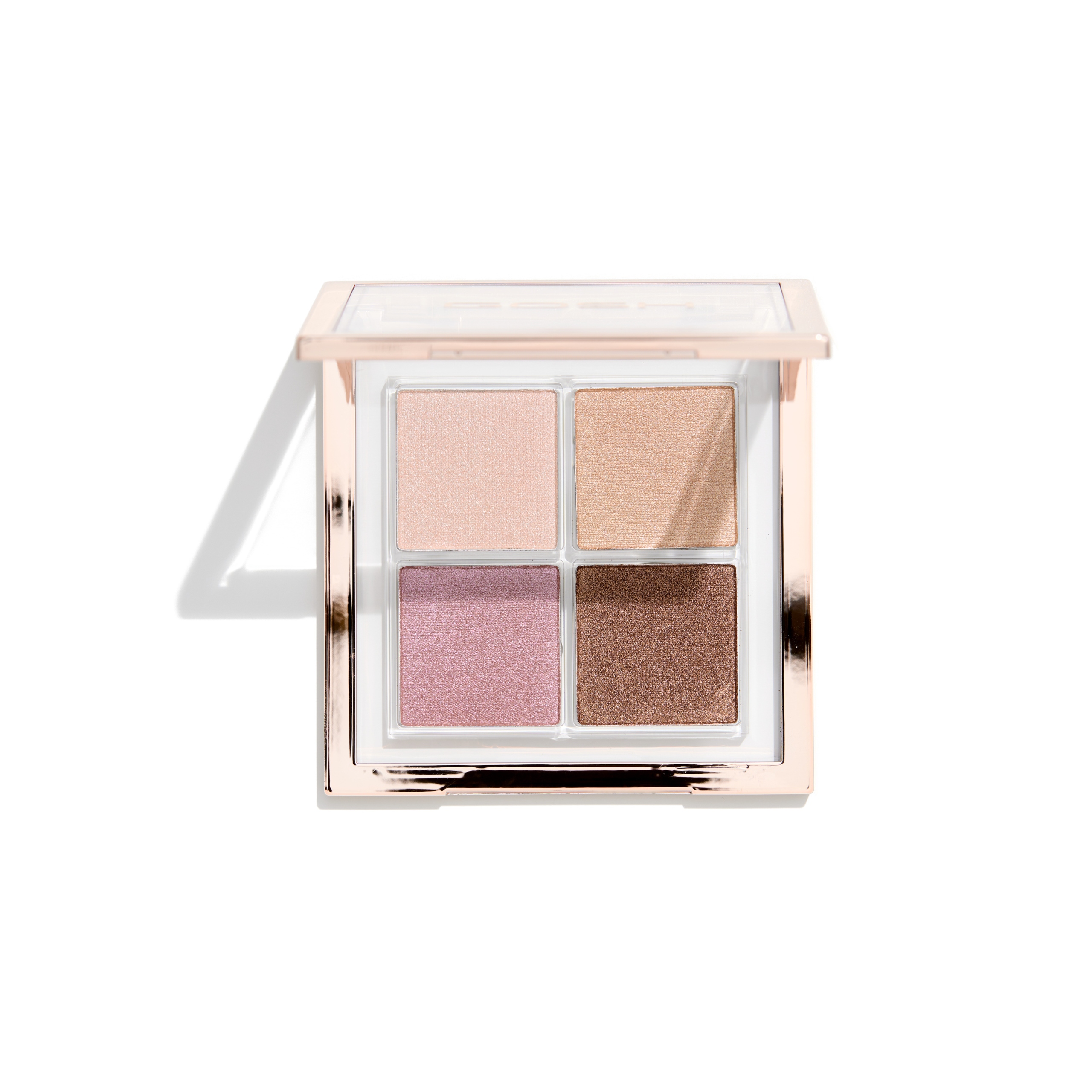 GOSH Glow Palette – Paleta rozświetlaczy 001 Fourfilled dla promiennego makijażu