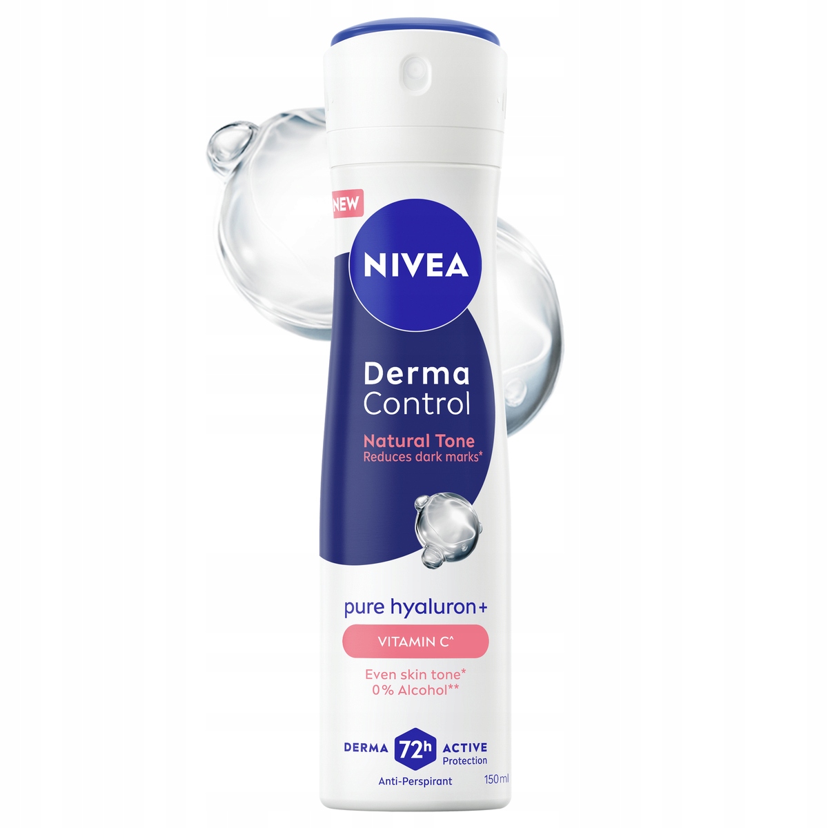 NIVEA Derma Control Natural Tone – Damski antyperspirant spray 150ml