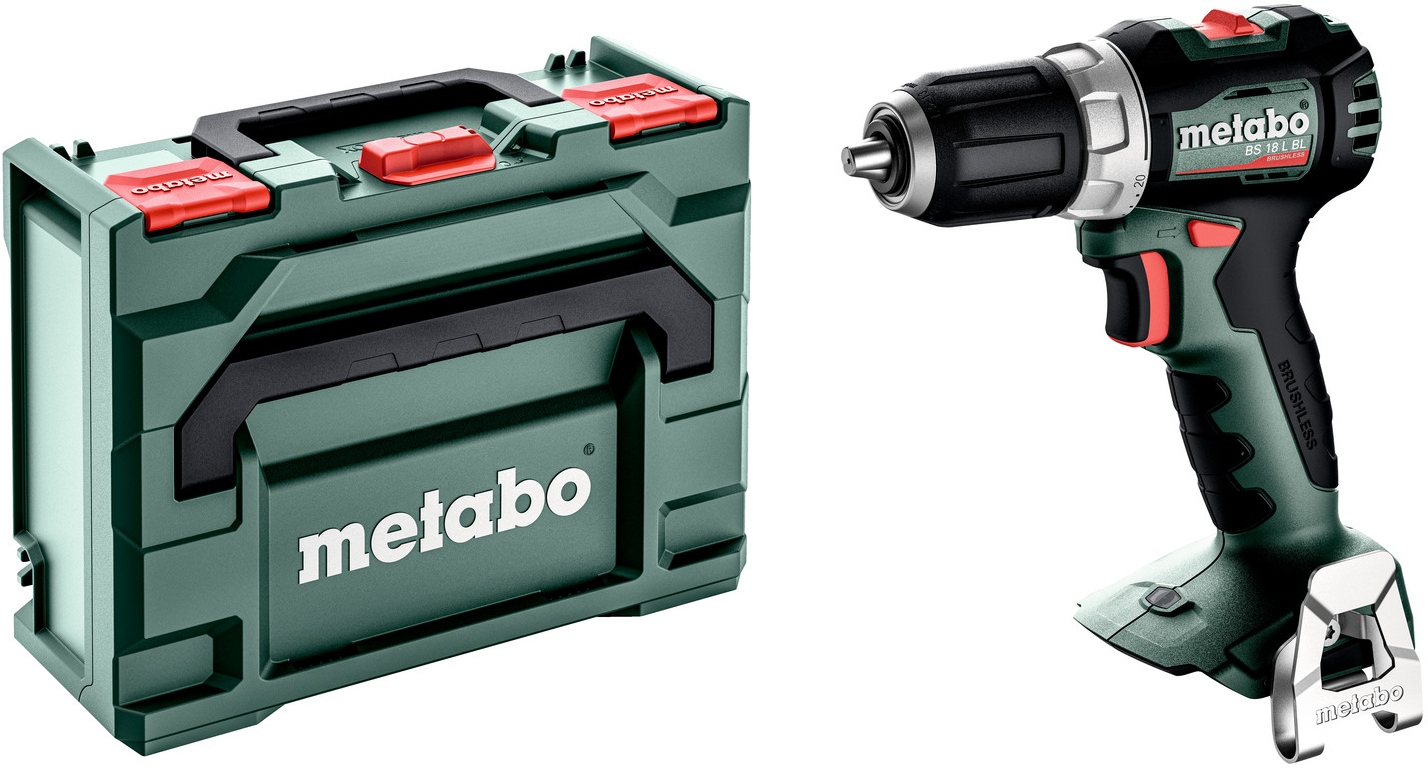 Wiertarko-wkrętarka akumulatorowa Metabo BS 18 L BL z walizką METABOX 145