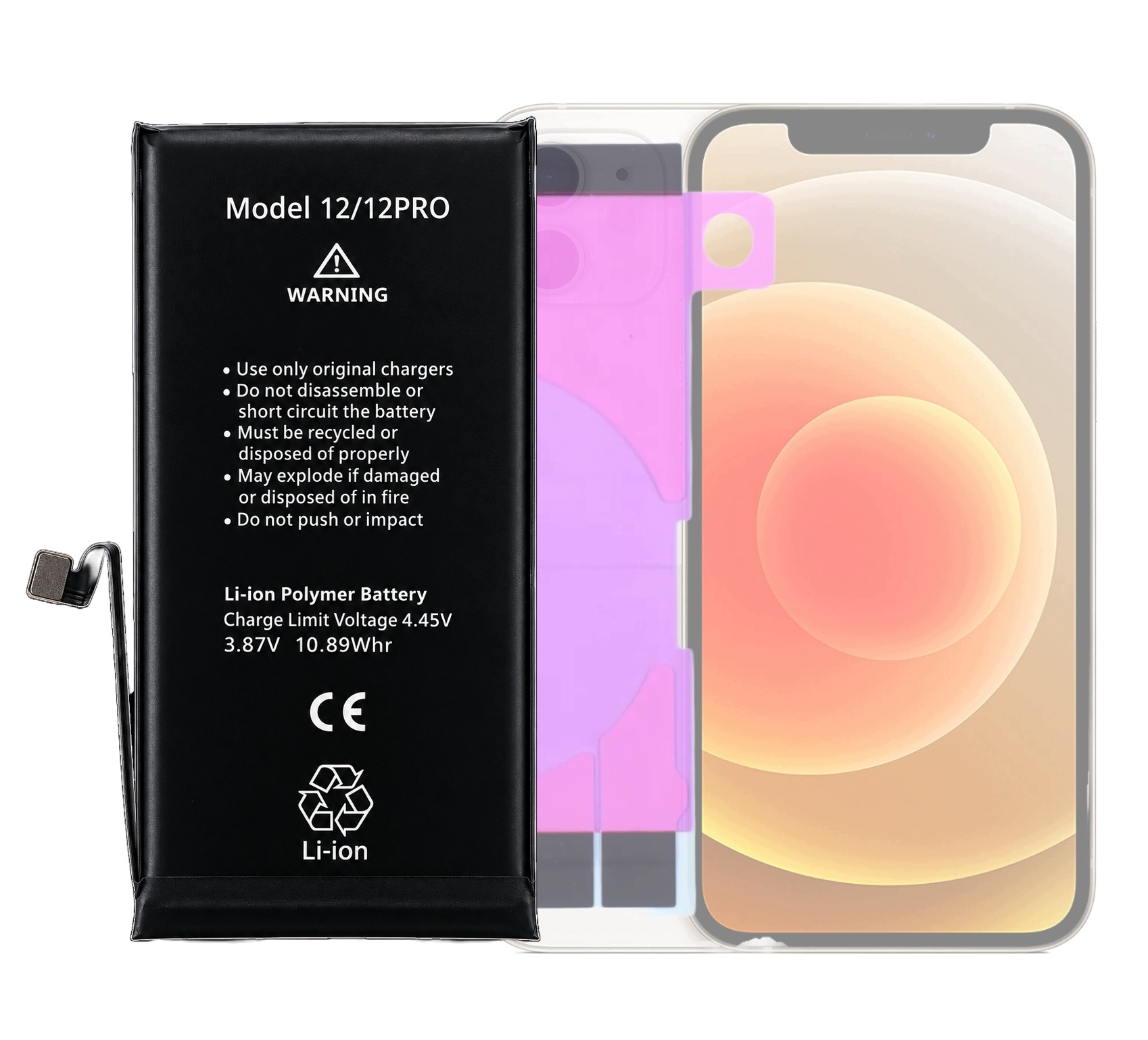 Akumulator do iPhone 12 12 Pro Powiększona 3230mAh – Wydajność na najwyższym poziomie
