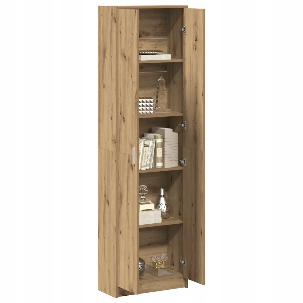 Dąb Rzemieślniczy 55x25x189 cm – Elegancka garderoba do Twojego wnętrza