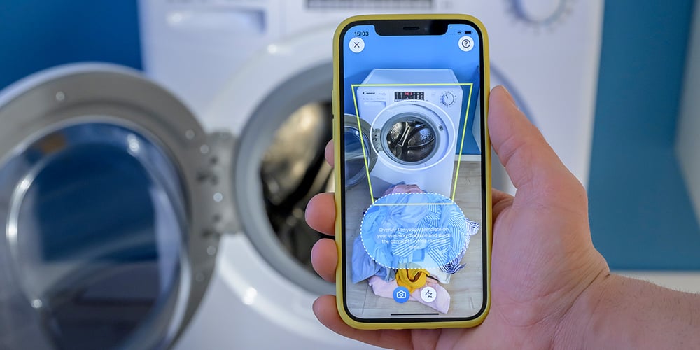 Funkcja Snap&Wash – automatyczne dobieranie programu prania