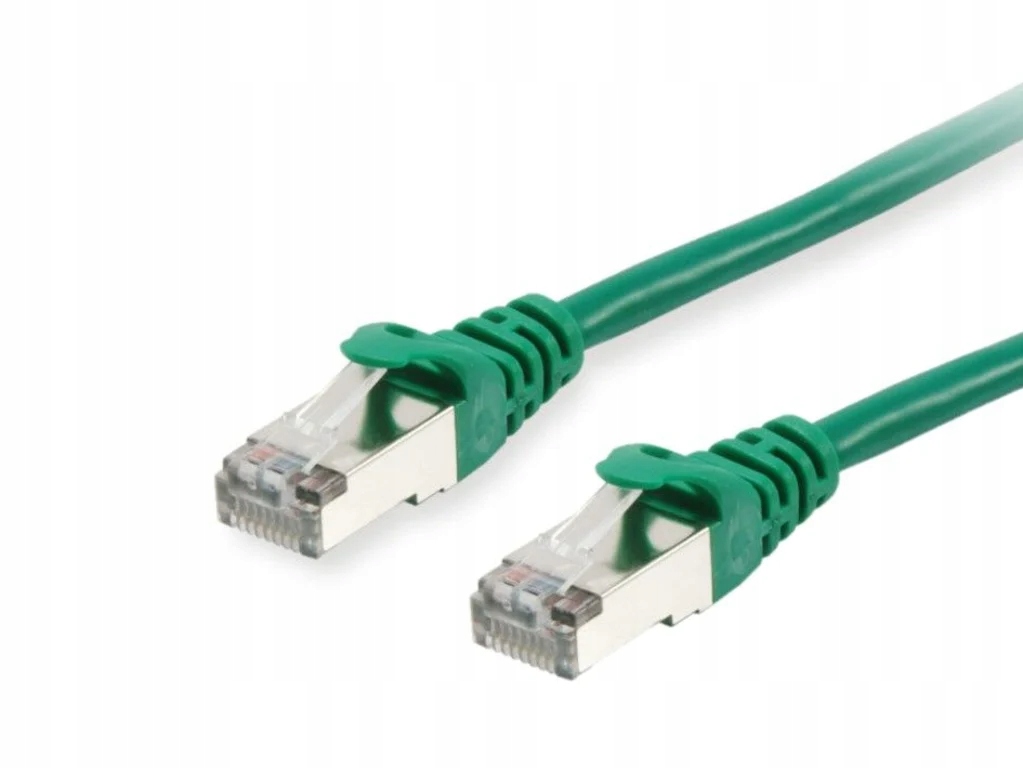 Patchcord S/FTP Cat6 1m Zielony* – Wysoka jakość połączeń sieciowych