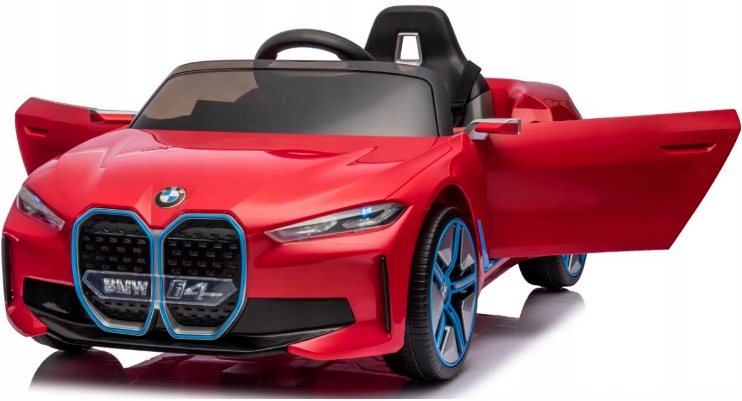 Auto na akumulator dla dzieci BMW i4 Czerwone – Doskonały prezent dla małych kierowców