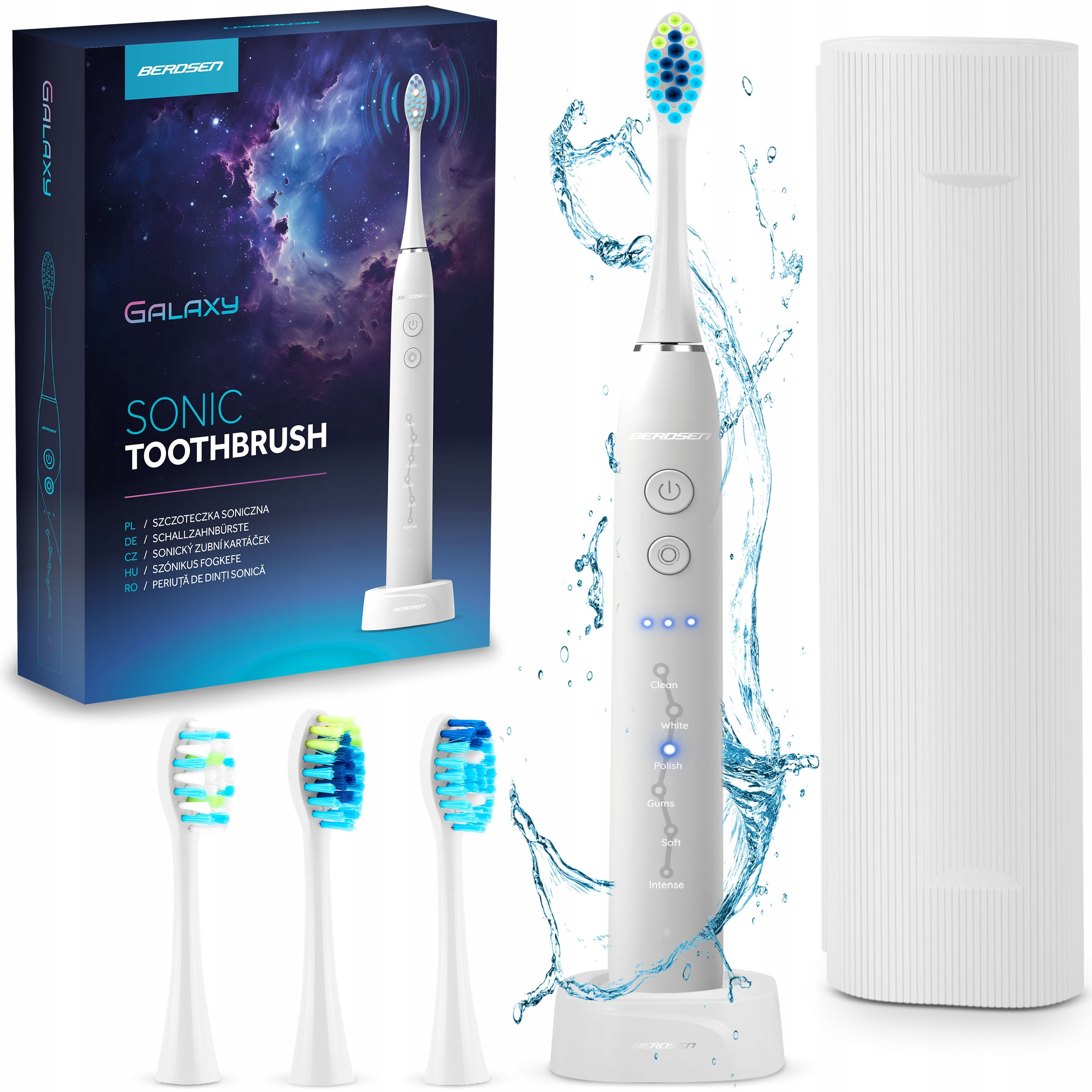 Szczoteczka soniczna do zębów Berdsen Galaxy – Innowacyjna higiena jamy ustnej