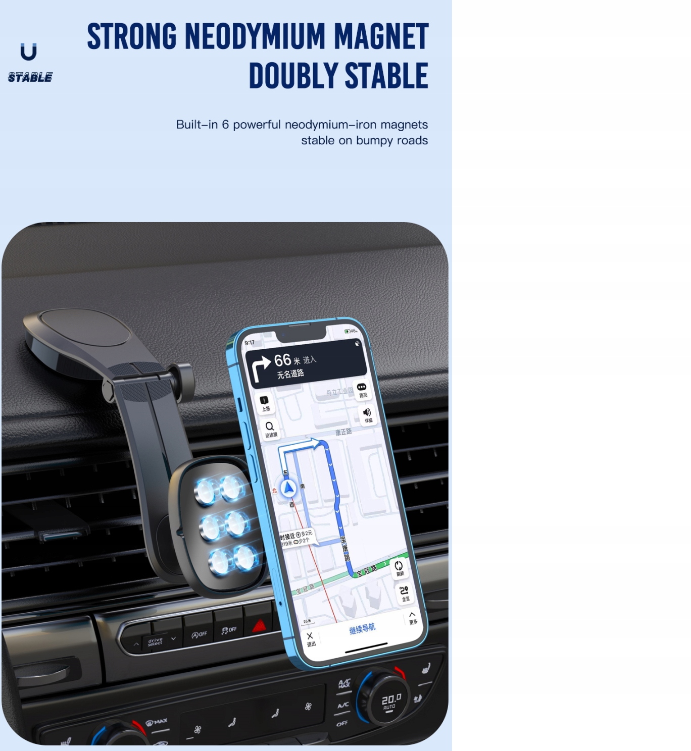Bezpieczne trzymanie urządzeń podczas jazdy