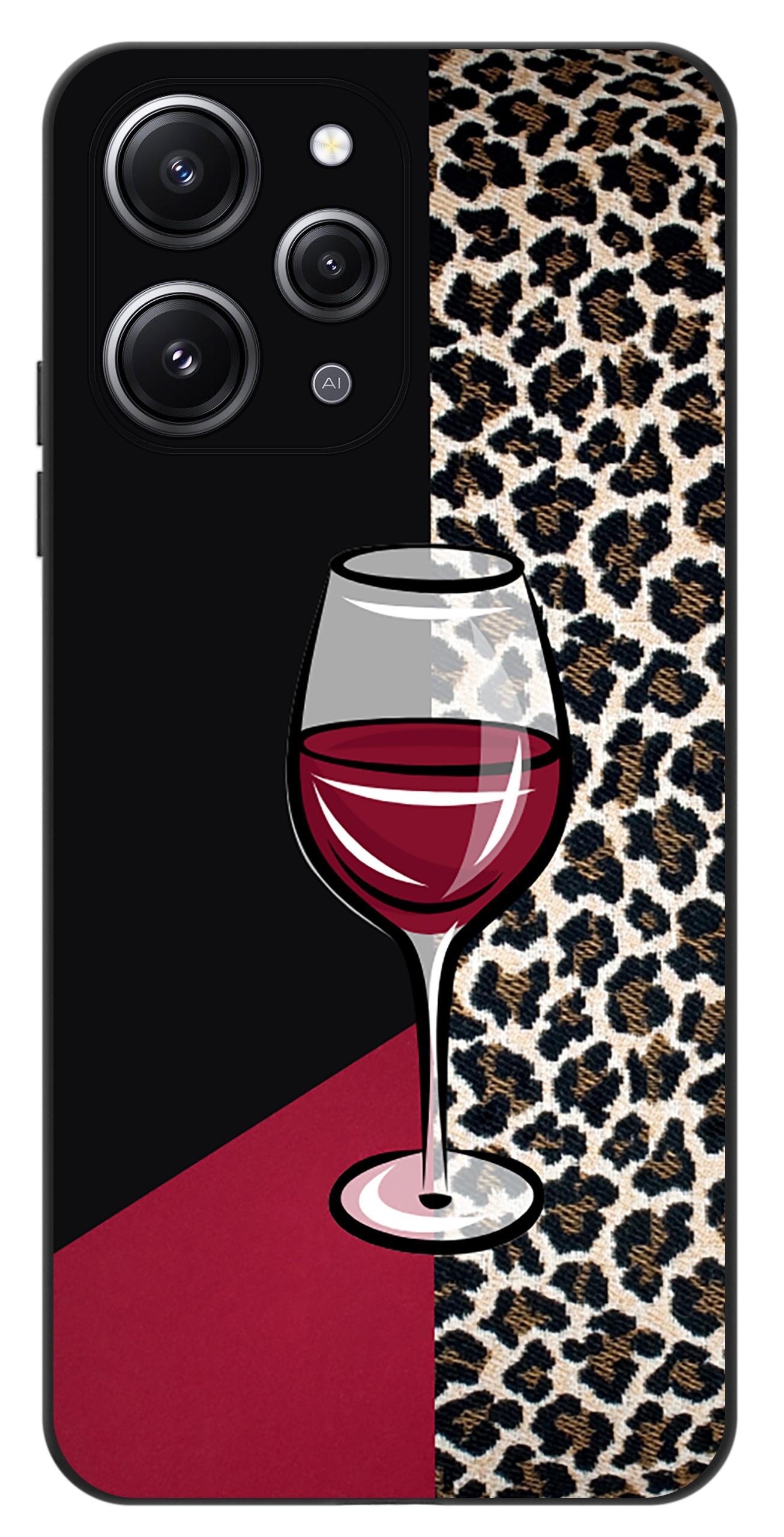 Etui do Xiaomi Redmi 12 4G WZORY | Silikonowe Matt Case z Szkłem Hartowanym 9H