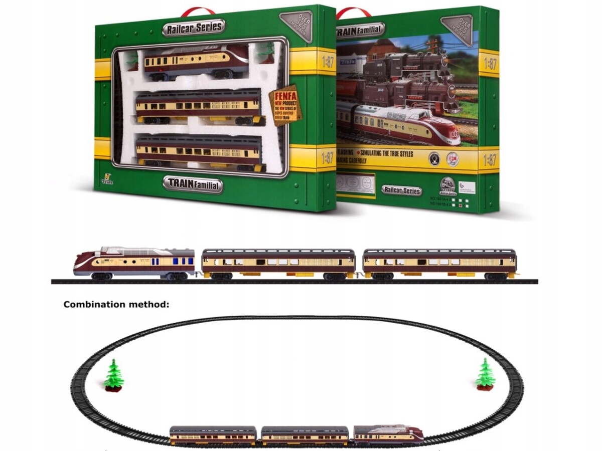 Kolejka Elektryczna Fenfa Pociąg Pasażerski – Zestaw pełen przygód dla małych miłośników kolei