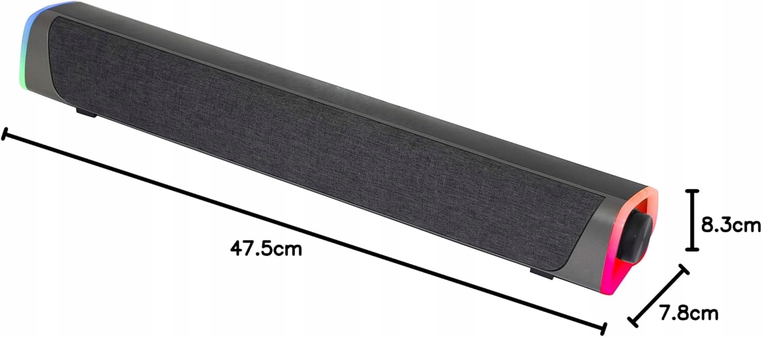 Czysty i mocny dźwięk o mocy 20 W