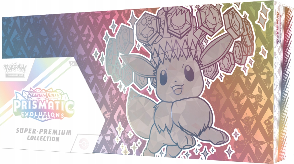 Pokémon TCG: Scarlet & Violet - Prismatic Evolutions - Super Premium Collection – Zestaw pełen przygód
