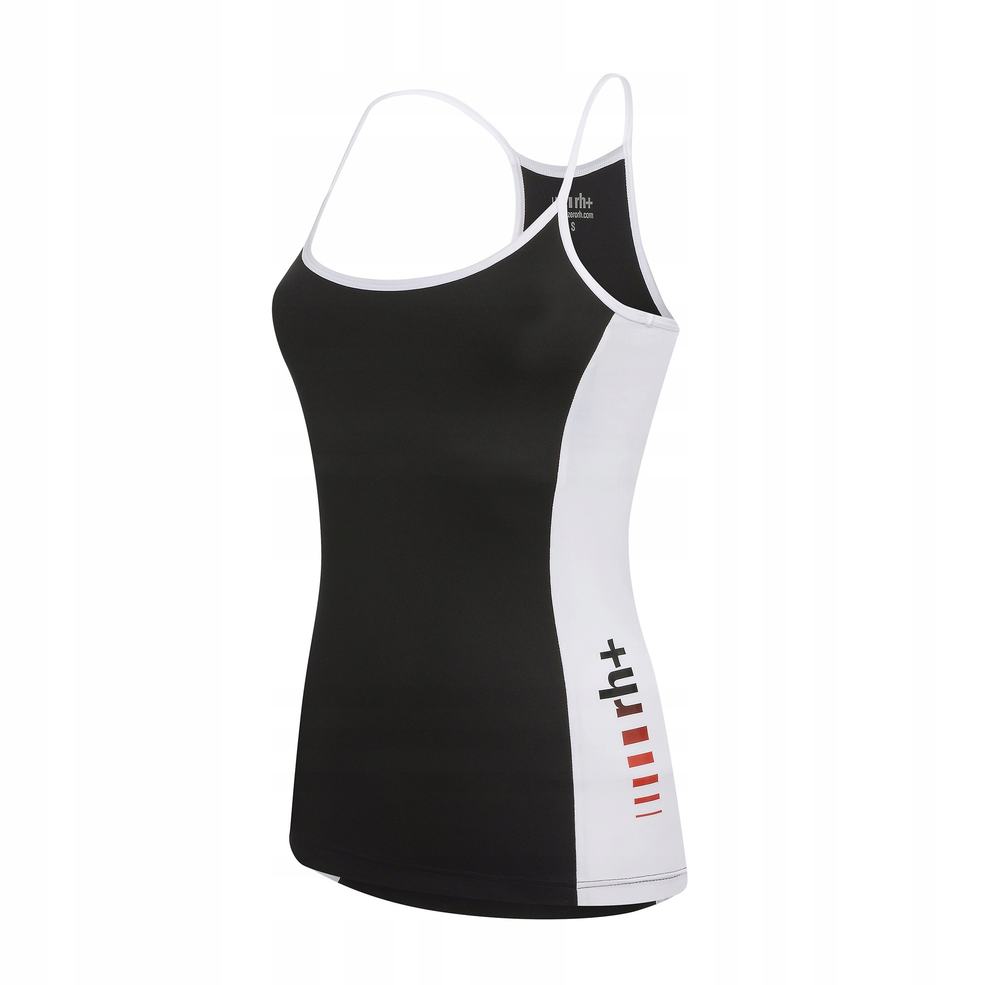 Damska koszulka rowerowa zeroRH+ Spirit black-white - M – Styl i komfort na rowerze