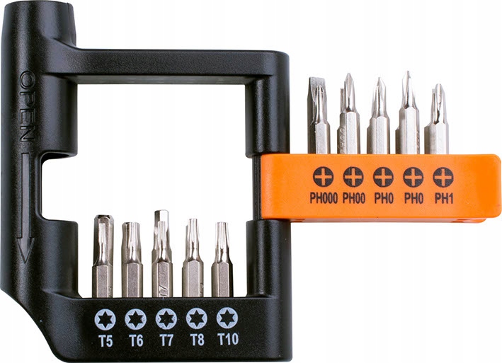 Wymienne bity – Komplet 21 elementów dla różnych zastosowań