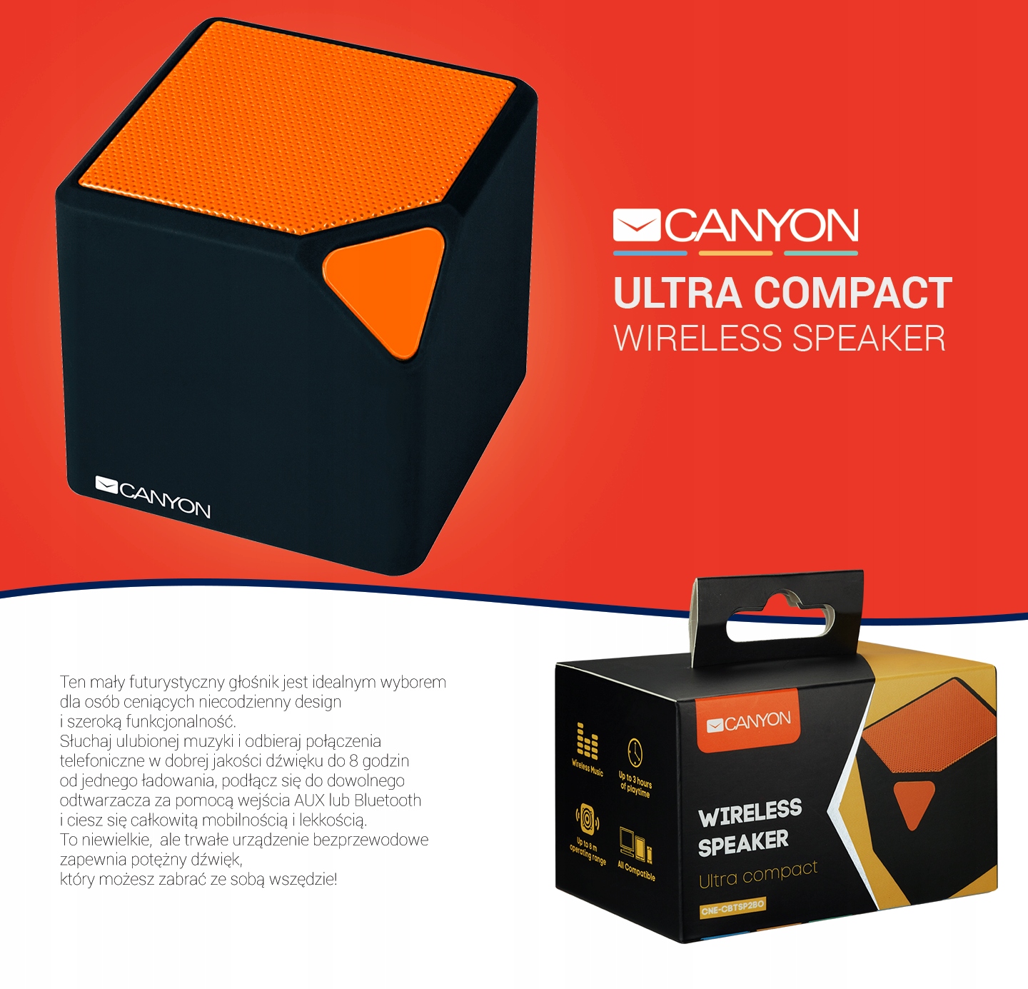 Kompaktowy design - Mniejszy niż kubek do kawy