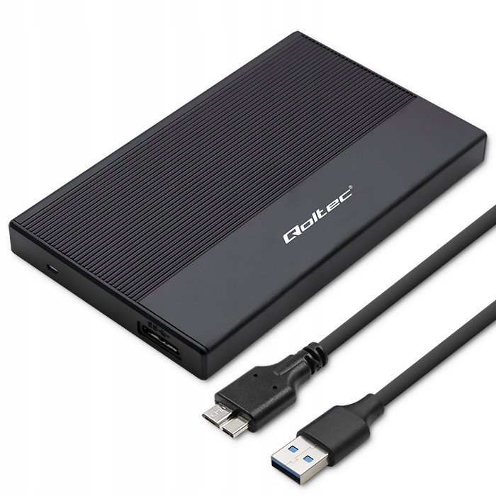 Kieszeń Qoltec Obudowa na dysk SSD HDD 2.5