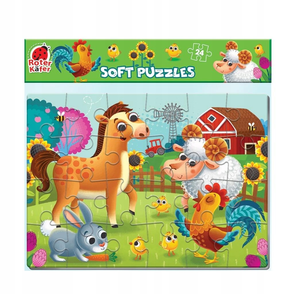 Puzzle piankowe Zwierzeta domowe RK6040-01 – Doskonała zabawa dla najmłodszych