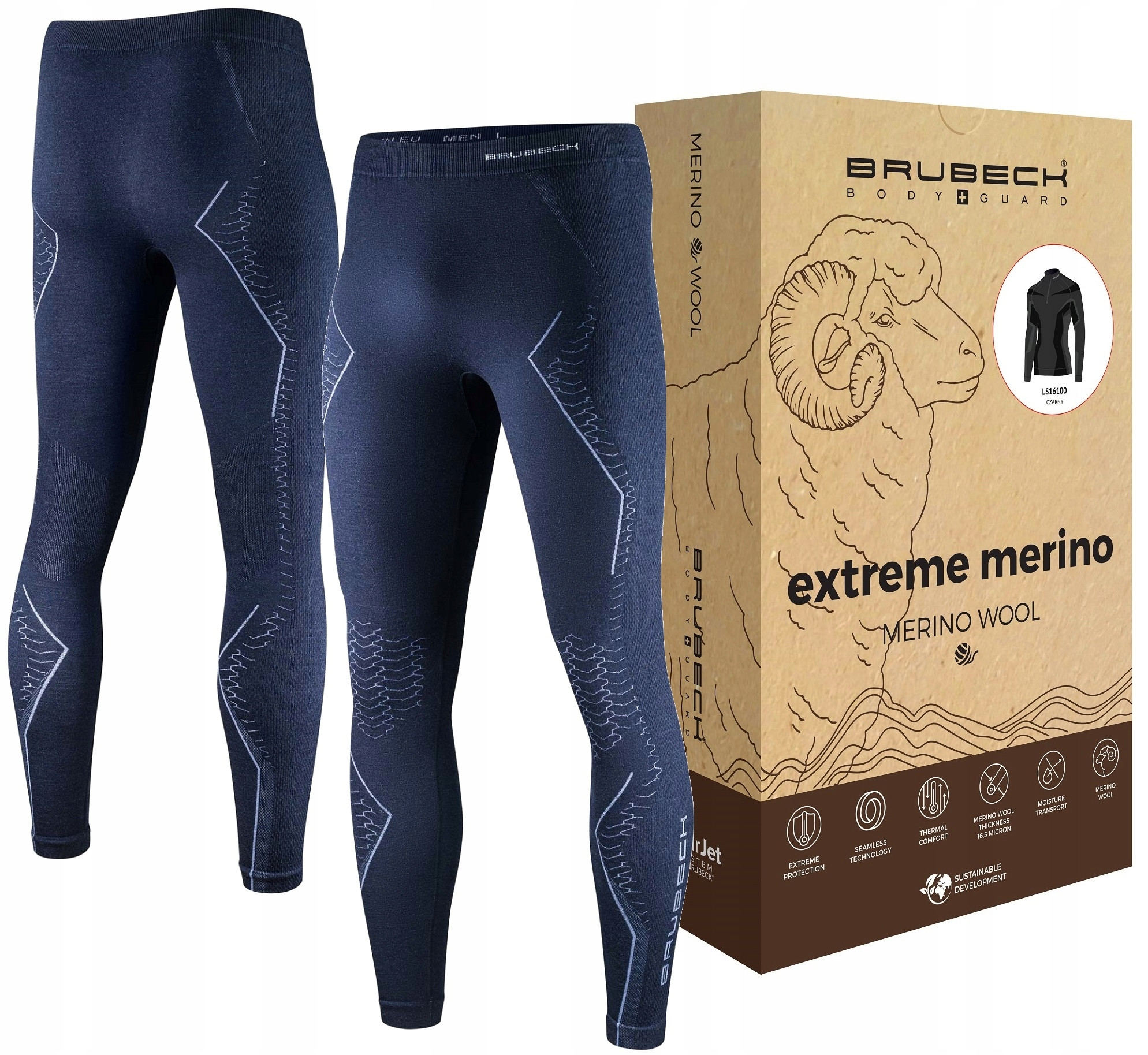 Spodnie męskie EXTREME MERINO LE1352M – Komfort i ciepło w każdych warunkach