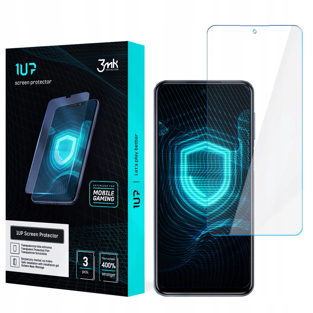 XIAOMI REDMI NOTE 10 PRO MAX - Folia ochronna 3MK 1UP dla graczy