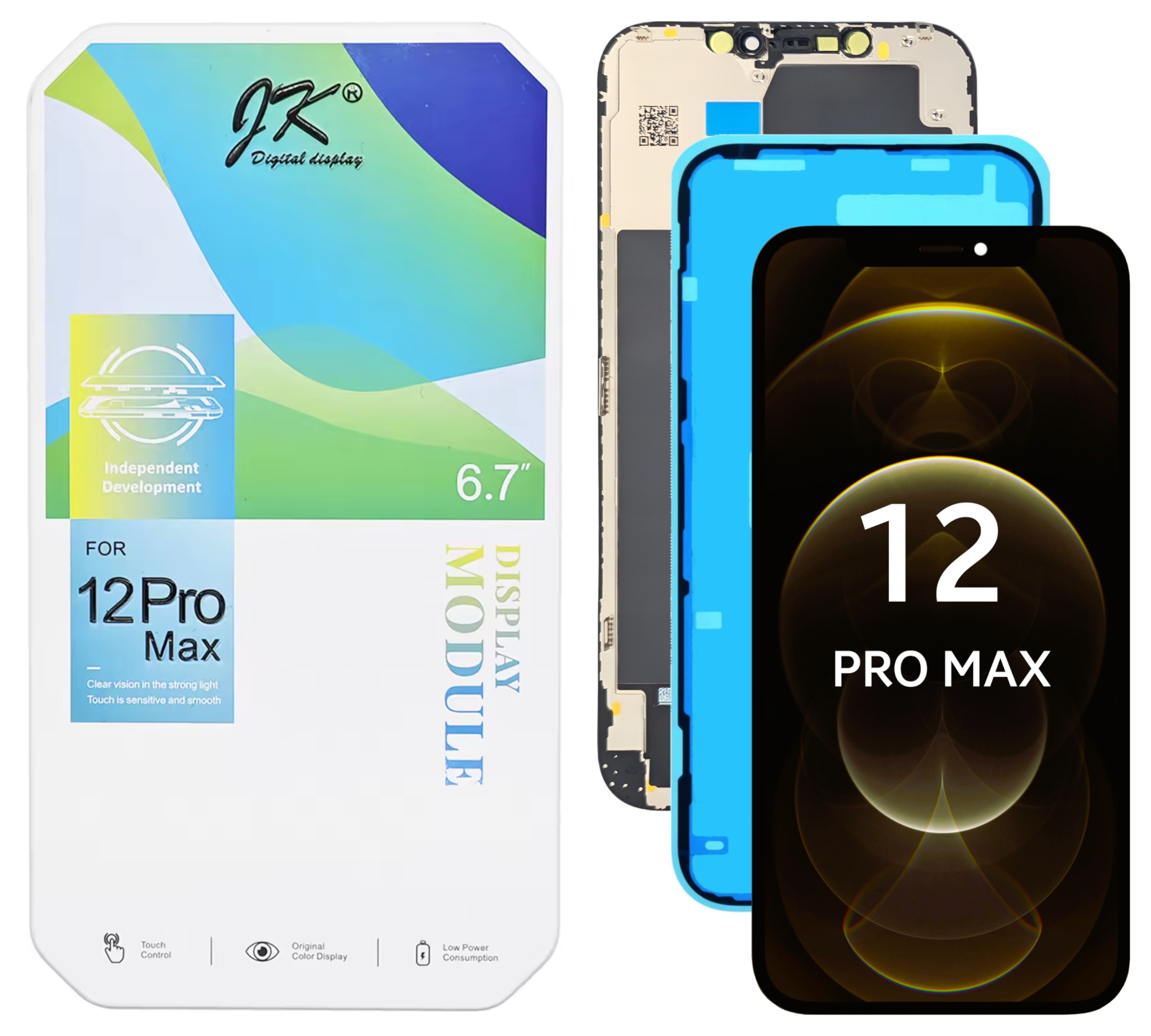 Wyświetlacz LCD do Apple iPhone 12 Pro Max JK Incell – Wysoka jakość i niezawodność