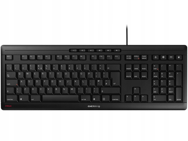 Klawiatura Cherry CHERRY STREAM KEYBOARD TKL – Wydajność i komfort w jednym