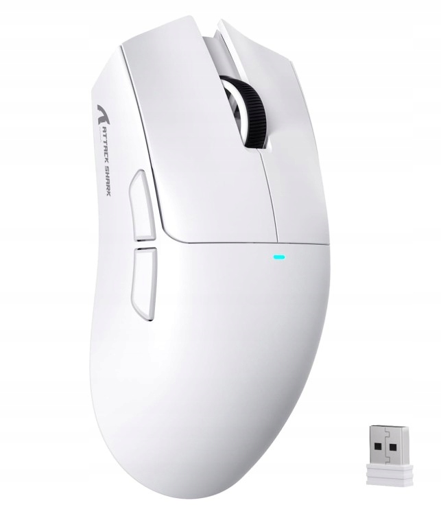17/87B Attack Shark R1 Mysz DLA GRACZY GAMINGOWA 2.4Ghz Wireless – Doskonała dla każdego gracza