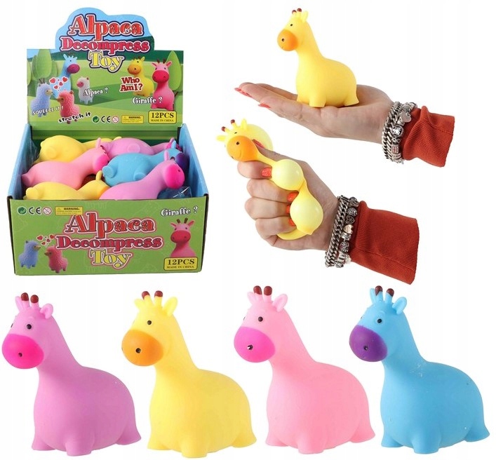 Giraffe Żyrafa Wyciskana Squeeze Me Gniotek 10,5 cm – Radość i zabawa w każdej chwili