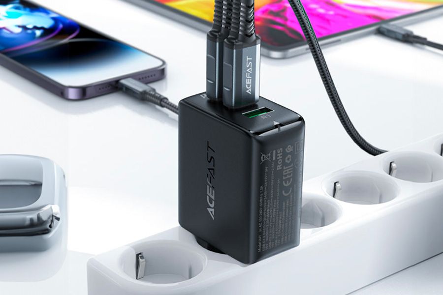 Szybka ładowarka sieciowa GaN Acefast (A41)