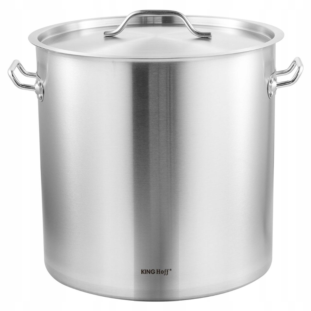 Garnek Gastronomiczny Z Pokrywą Stalową 71l KINGHoff KH-1967 – Idealny do dużych porcji